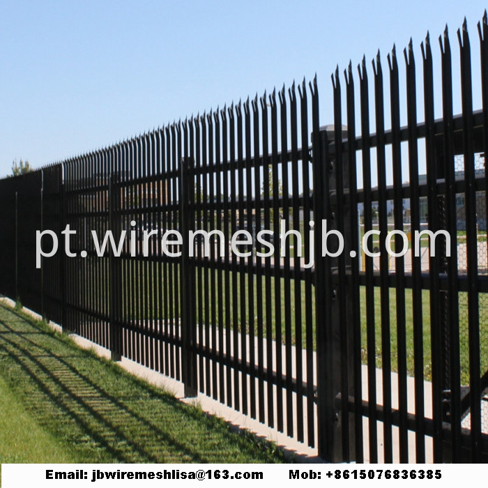 Powder Coated And Galvanized Palisade Fence Panels